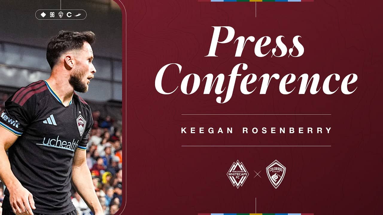 Press Conference | Keegan Rosenberry on result with Vancouver, mentality shifts in busy schedules