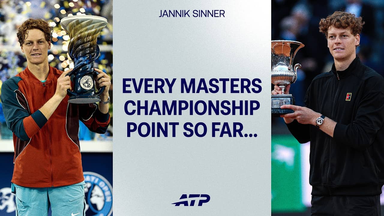 Jannik Sinner: Every Masters 1000 Championship Point & Trophy Lift So Far...🏆