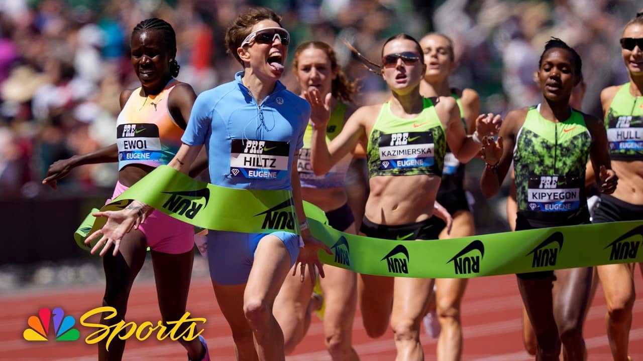 Nikki Hiltz grinds out world lead in Nike Women's Mile win at Prefontaine Classic | NBC Sports