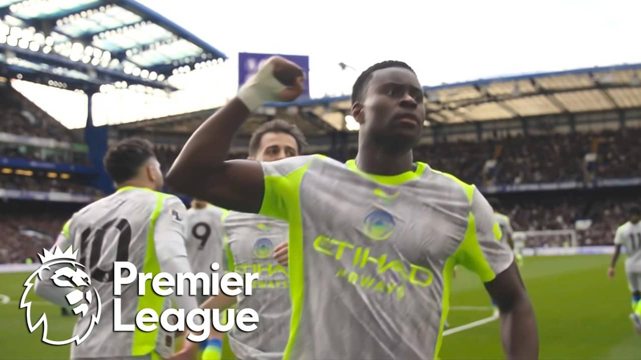 Rayan Cherki sets up Marc Guehi for Man City's second against Chelsea | Premier League | NBC Sports