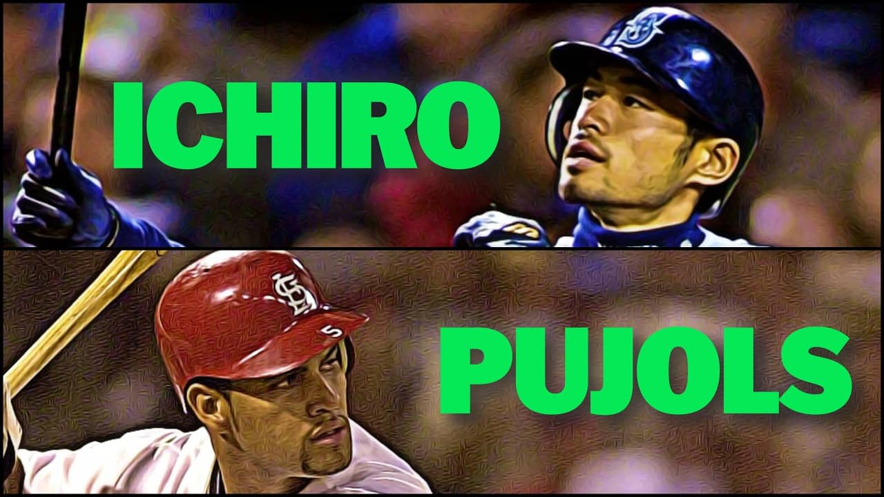 Ichiro, Albert Pujols 2001 Rookie of the Year Highlights (25th anniversary) | イチローハイライト