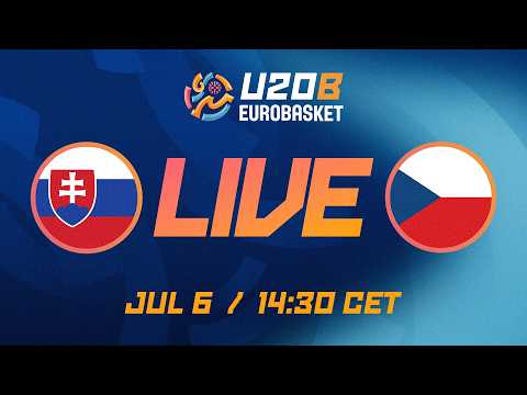 LIVE - Slovakia v Czechia | FIBA U20 Women's EuroBasket 2026 Division B | Group Phase