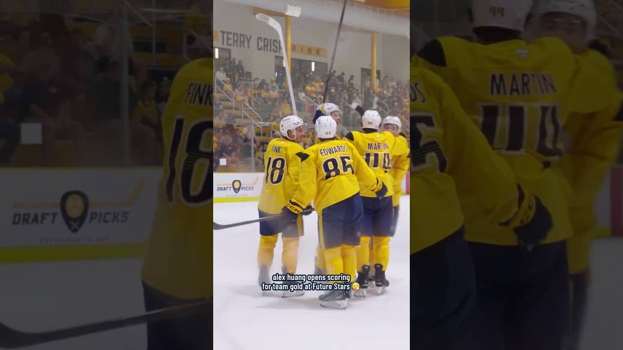 FUTURE STARS | Alex Huang opens scoring for Team Gold