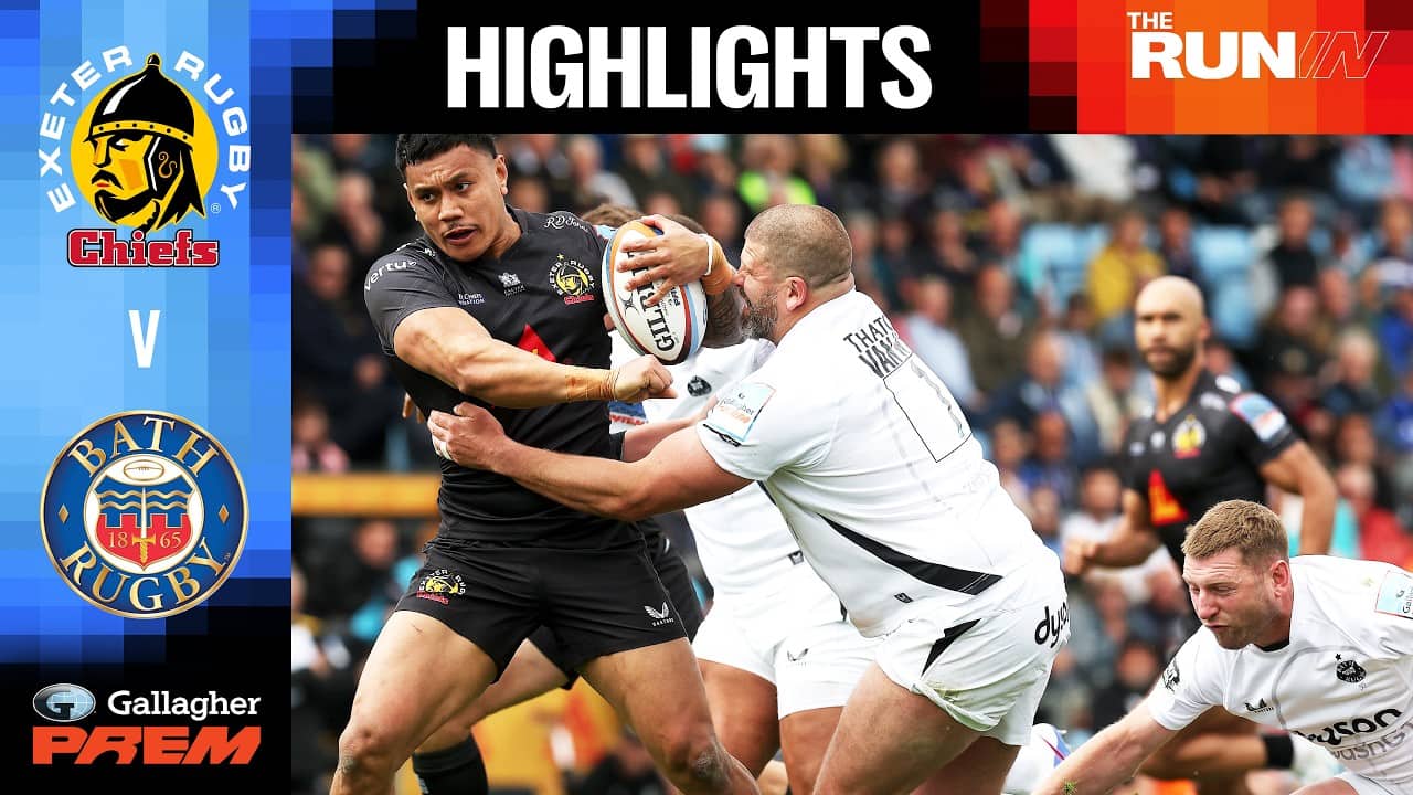 HIGHLIGHTS & REACTION: Exeter Chiefs v Bath Rugby | Gallagher PREM 25/26 | Round 15