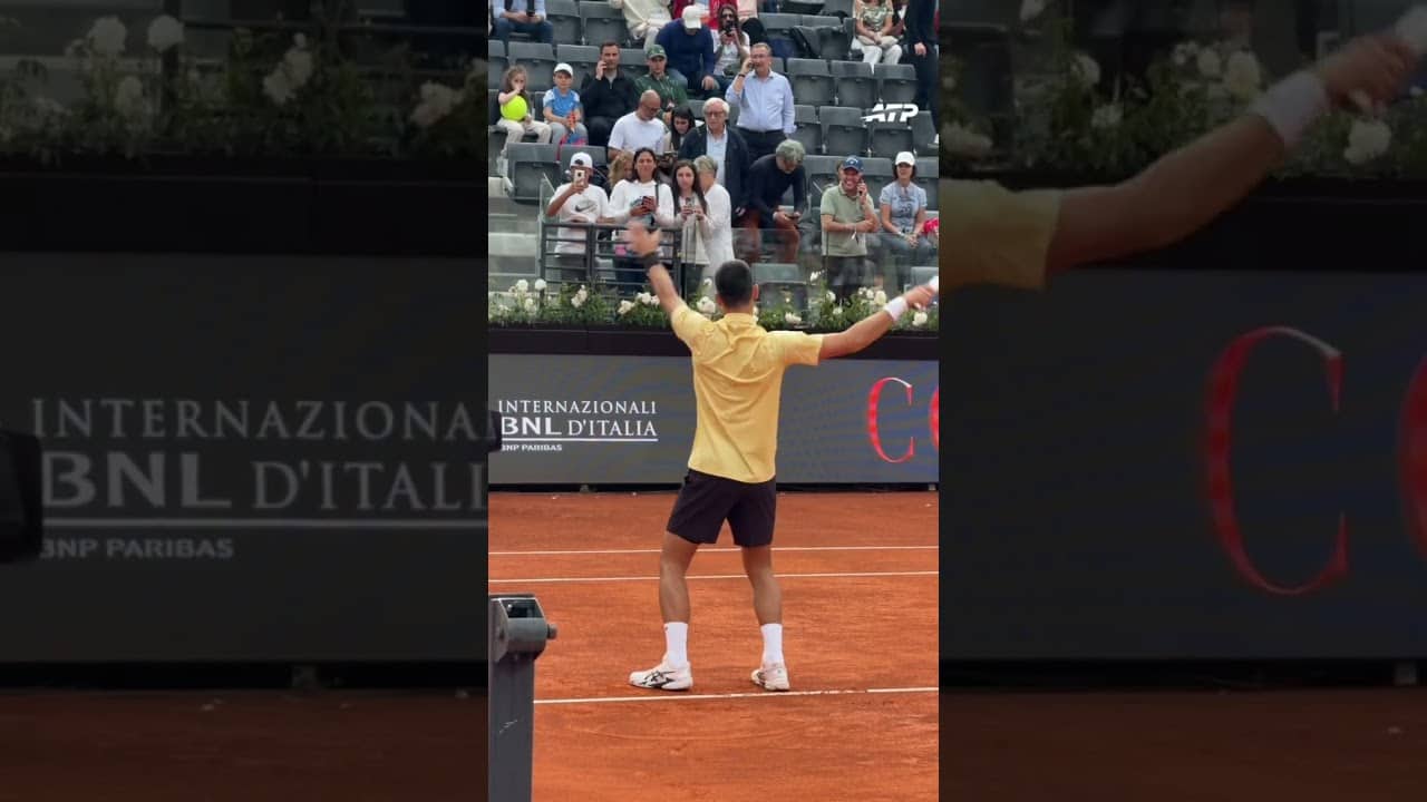 NOVAK DJOKOVIC. BACK ON COURT. Need we say more?! 🔥#IBI26