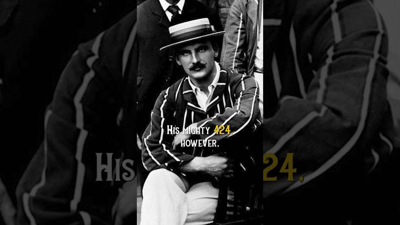 Archie MacLaren's Mammoth Score in 1895 #cricket #shorts