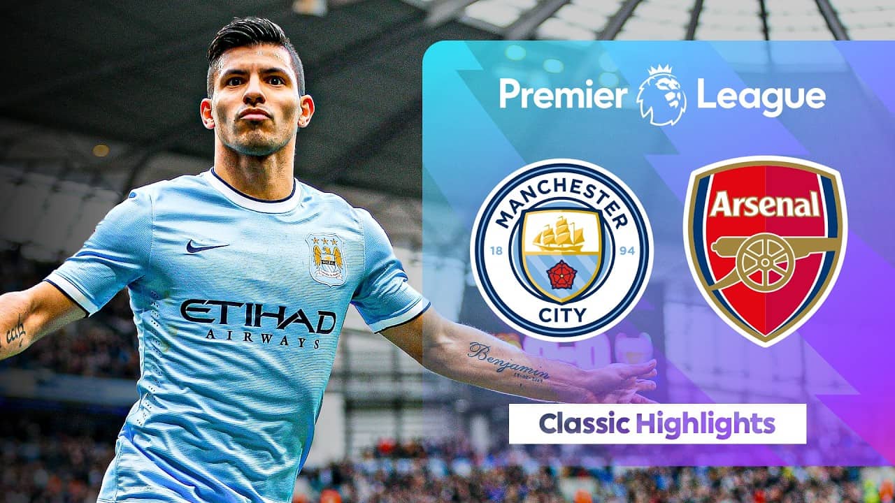 A 9 GOAL Classic Thriller! | Man City 6-3 Arsenal | Classic Premier League Highlights