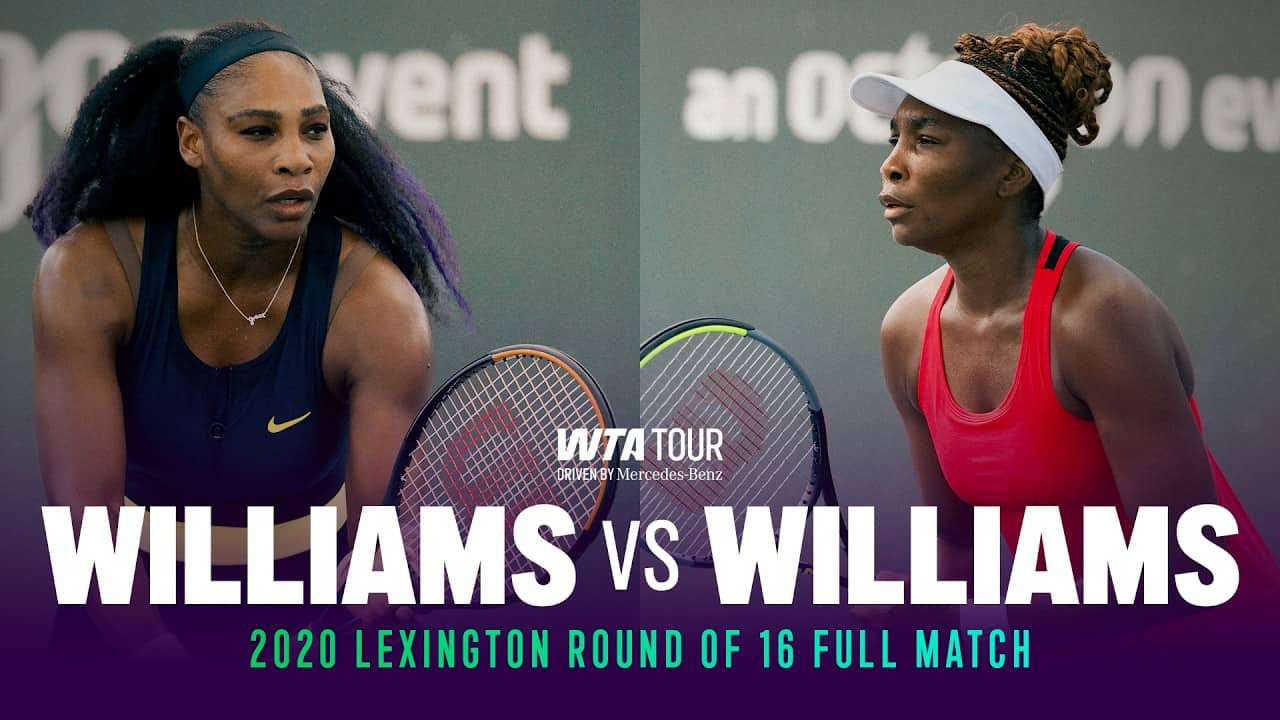 The Last Serena Williams vs. Venus Williams Matchup | Lexington 2020 Round of 16 | WTA Full Match