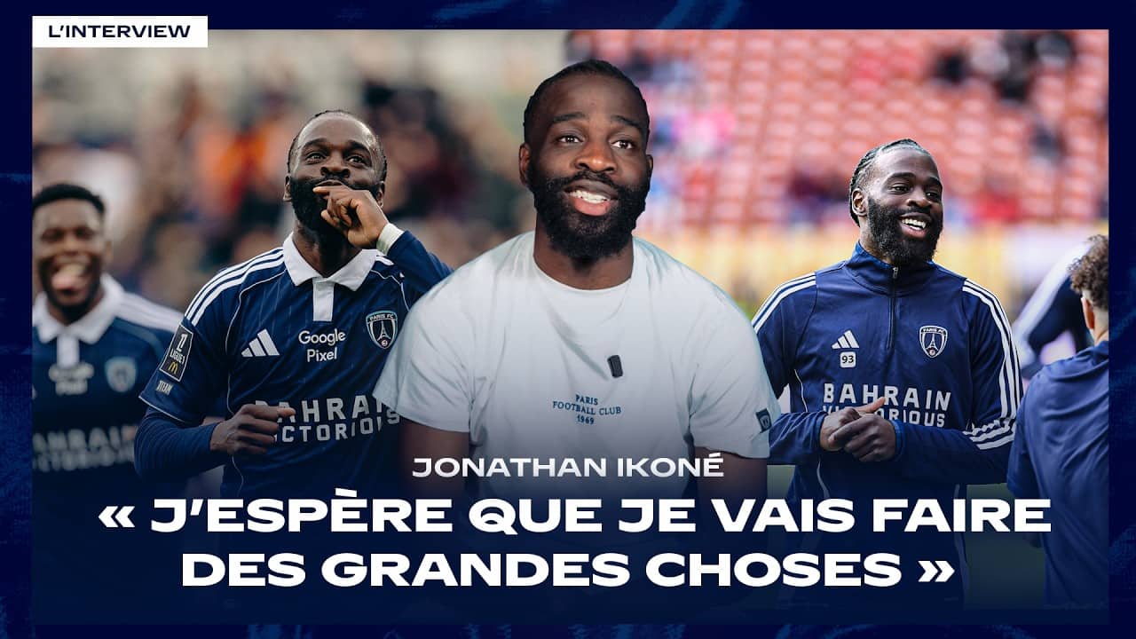 Jonathan Ikoné au micro avant la réception du LOSC ! (J31)