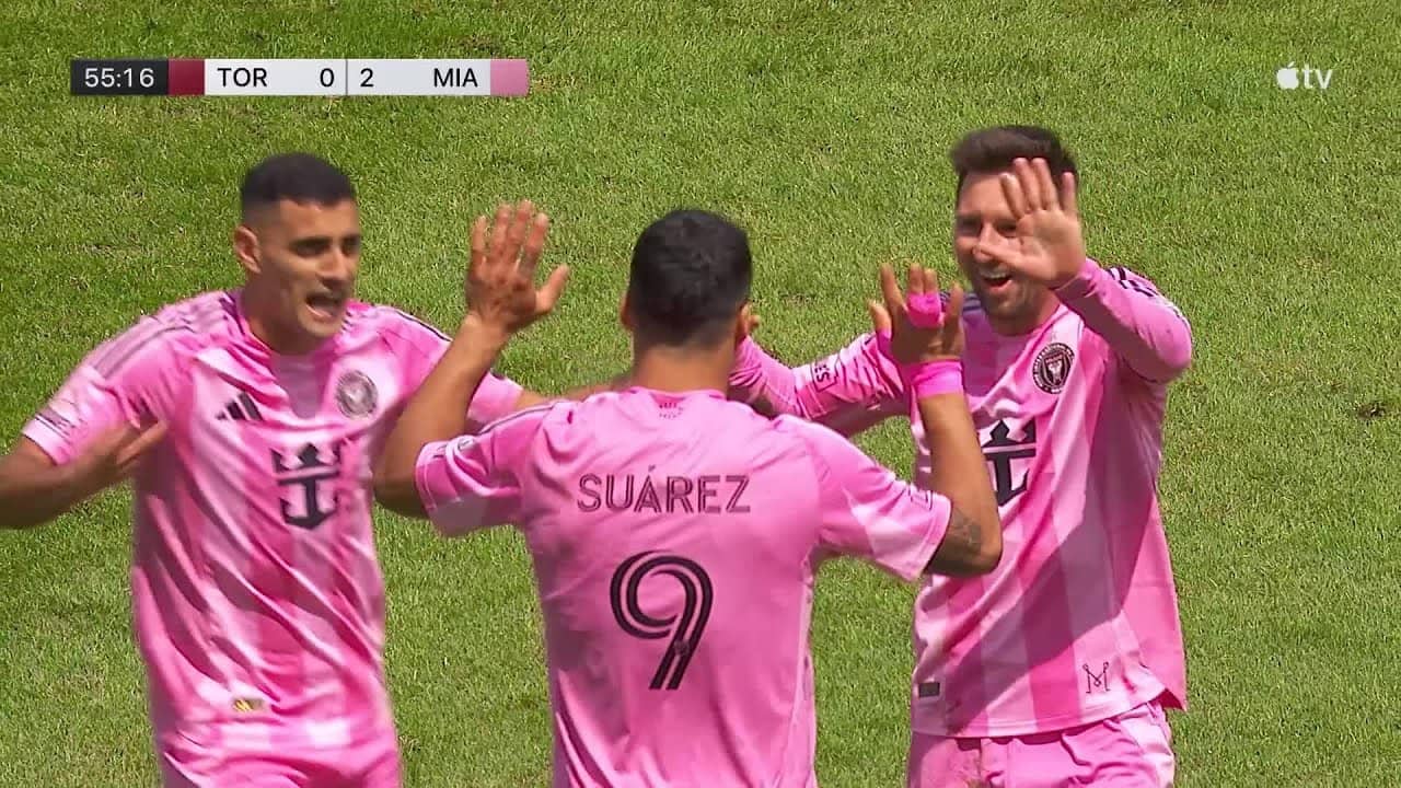 Luis Suárez Finishes Lovely Pass From Lionel Messi to Double Inter Miami's Lead!