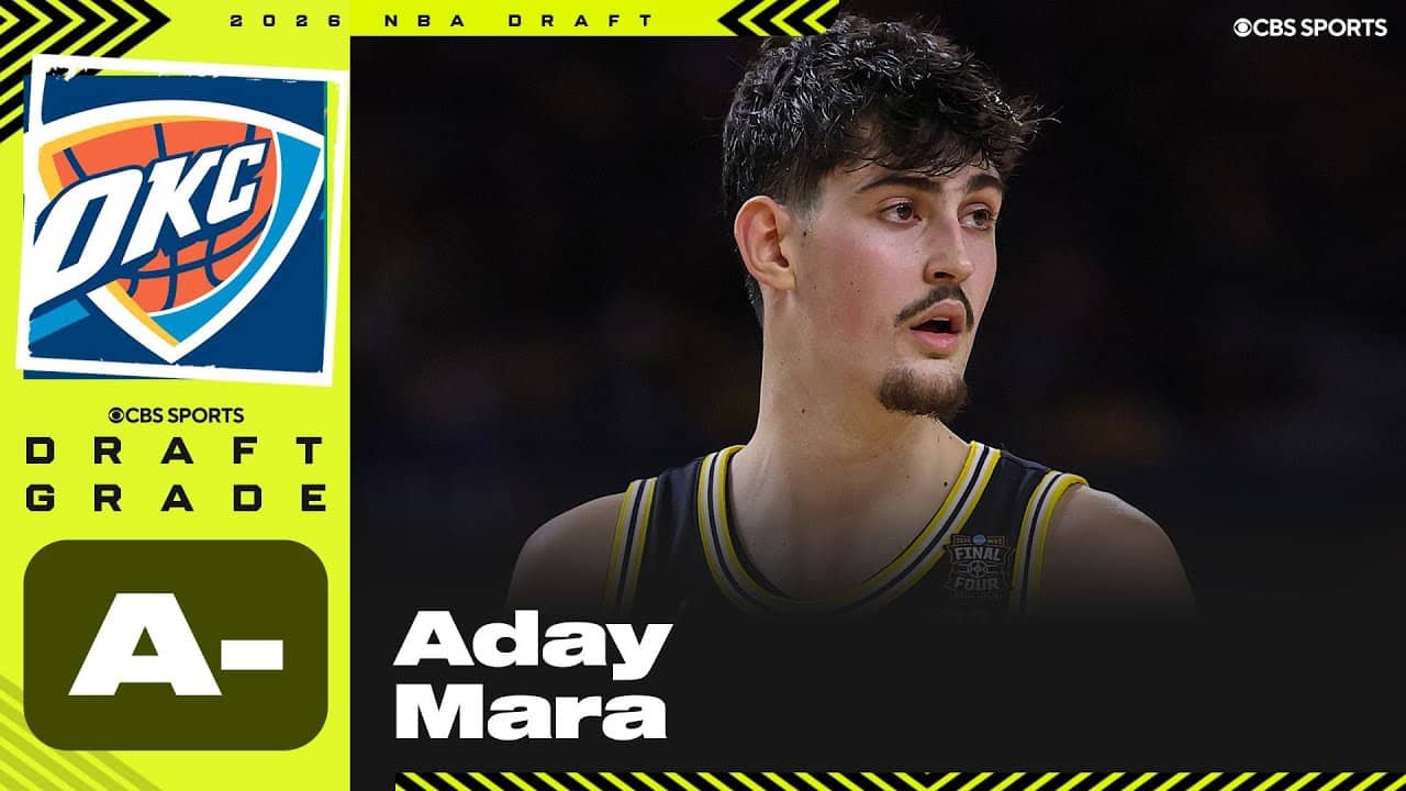Aday Mara selected No. 12 overall by Thunder | 2026 NBA Draft Grades & Instant Reaction