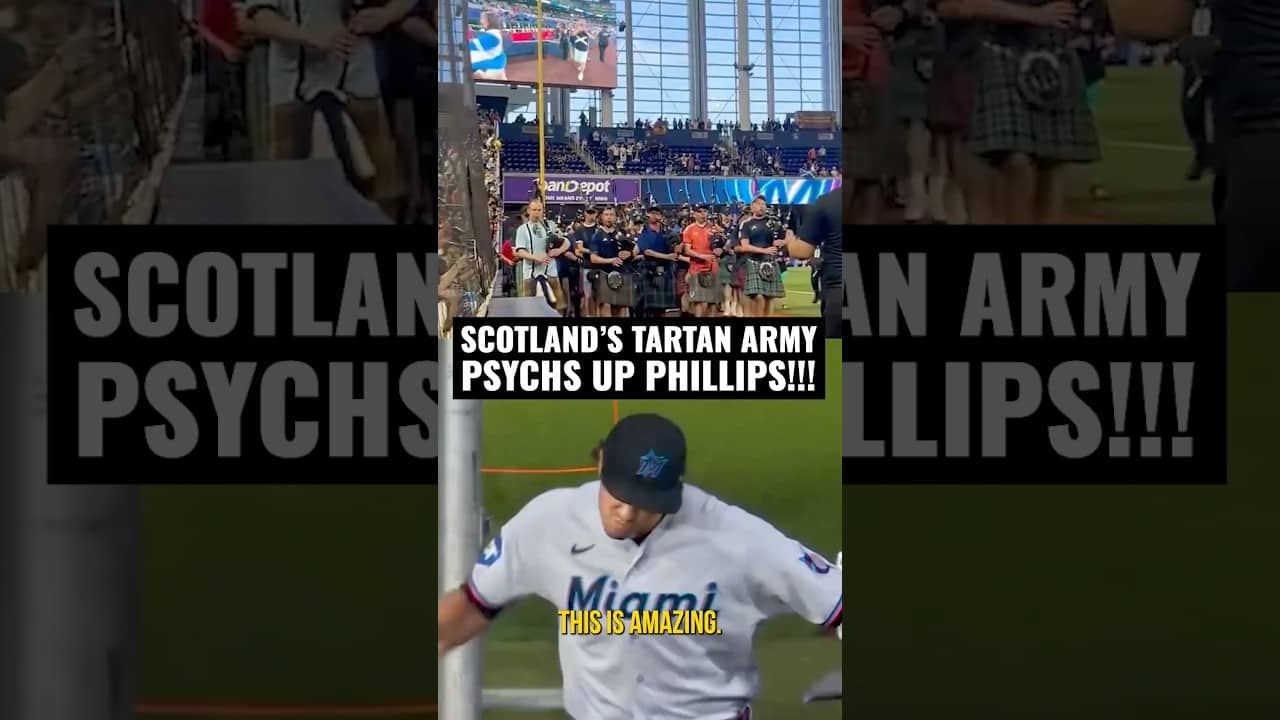 Tyler Phillips was amazed by Scotland's Tartan Army..as if he needed another reason to get fired up
