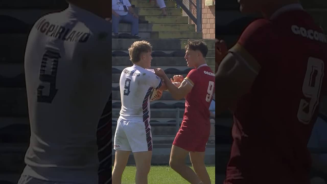 Archie McParland and Noah Caluori tearing up for England U20 Men 🔥 #EnglandRugby #Rugby