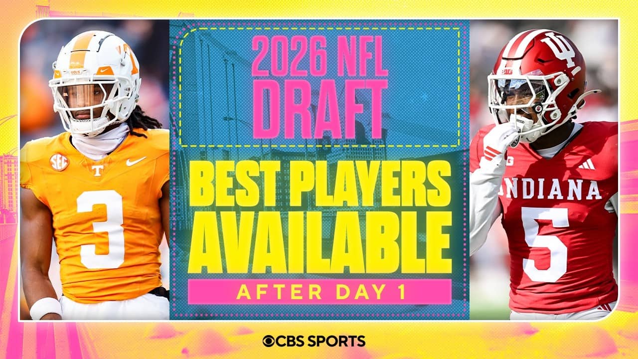 The BEST players available ahead of Day 2 of the 2026 NFL Draft