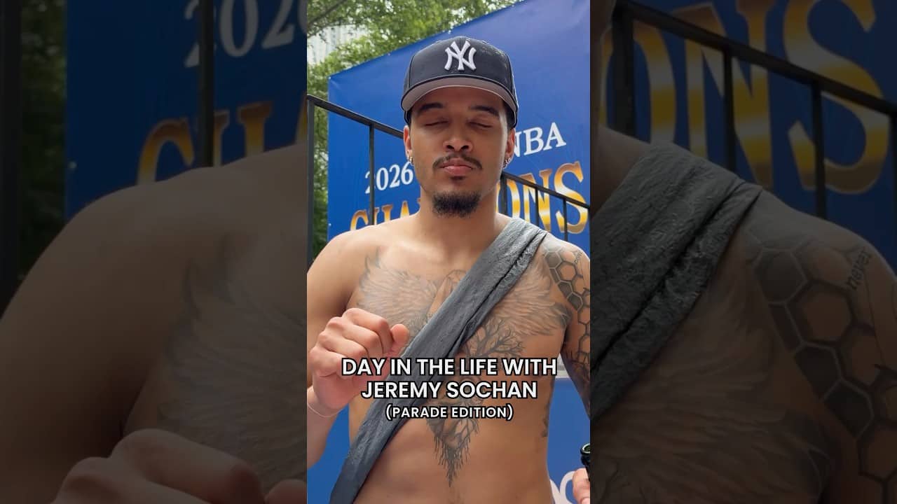 we're out of breath just watching jeremy #nba #nyknicks #knicksparade