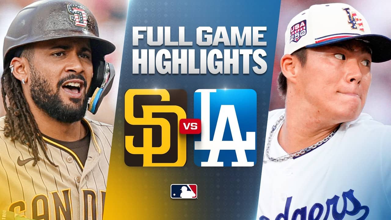 PADRES vs. DODGERS: Official Full Game Highlights (July 4) | 2026 MLB Season