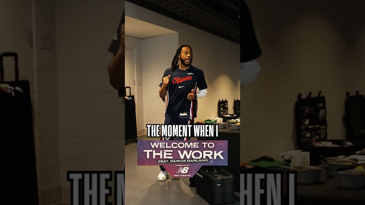 Get a peek at Darius Garland’s routine, presented by @newbalance