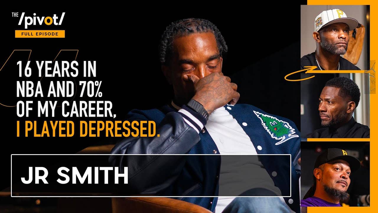 JR Smith NBA Champion on being depressed 70% of his career, winning with LeBron and Knicks|The Pivot