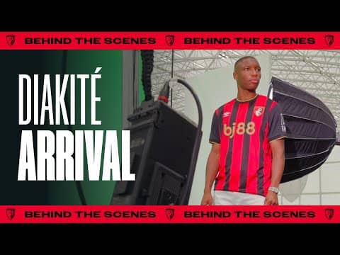 Go behind the scenes on Bafodé Diakité's first day at AFC Bournemouth