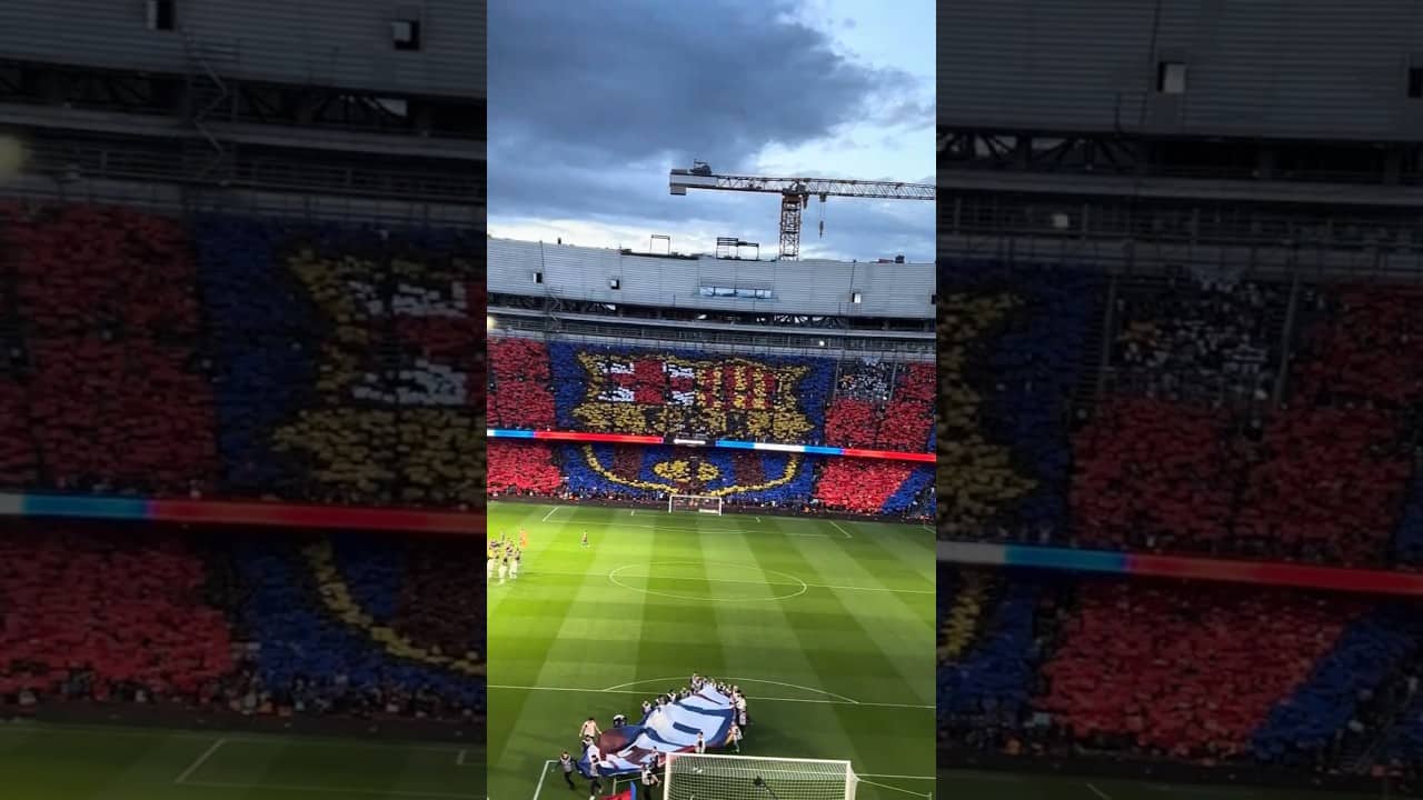 The most beautiful view in football 💙❤️ #shorts #fcbarcelona #ElClásico