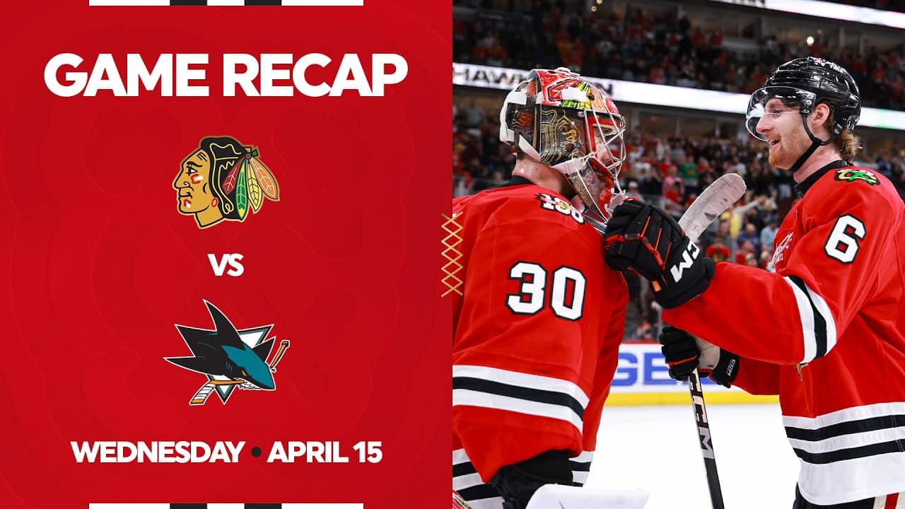 Blackhawks vs. Sharks Game Highlights | 4.15.26