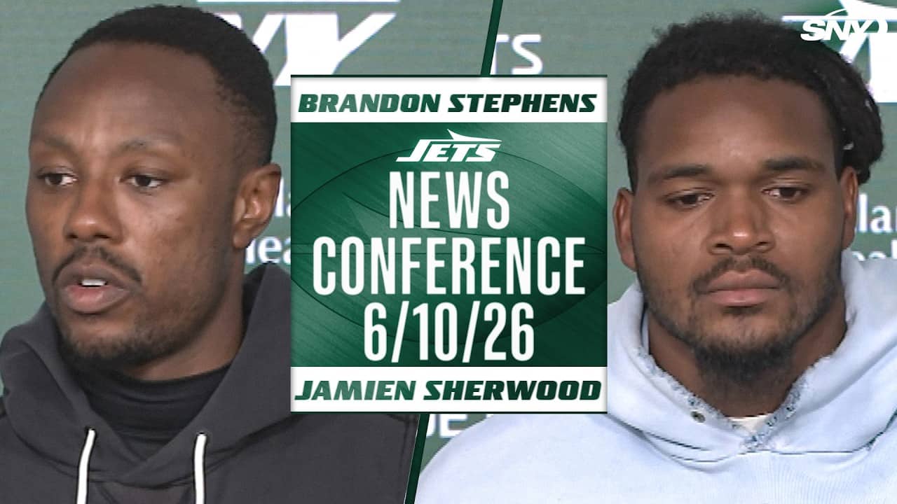 Brandon Stephens, Jamien Sherwood talk Jets' defensive scheme preparations in offseason program