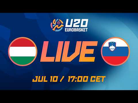 LIVE - Hungary v Slovenia | FIBA U20 Women's EuroBasket 2026 | Class. Games 9-16