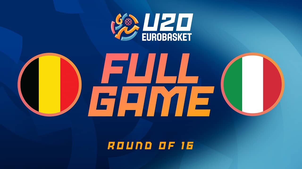 LIVE - Belgium v Italy | FIBA U20 Women's EuroBasket 2026 | Round of 16