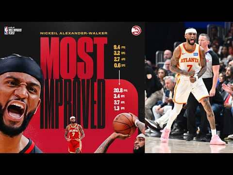 NAW MIP 🏆 Nickeil Alexander-Walker Wins NBA 2025-26 Kia Most Improved Player