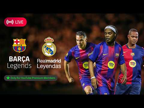 🔴 LIVE | BARÇA LEGENDS vs REAL MADRID LEYENDAS in MIAMI 🇺🇸