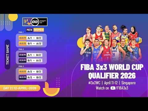 LIVE 🔴 FIBA 3x3 World Cup Qualifier 2026 | Finals | #3x3Basketball