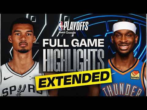 EXTENDED: #2 SPURS at #1 THUNDER | FULL GAME 1 HIGHLIGHTS | May 18, 2026