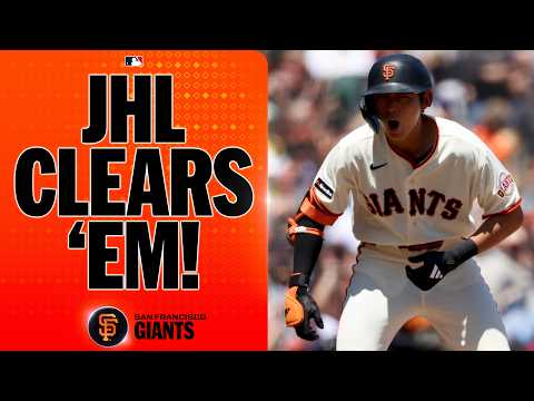 BASES-CLEARING TRIPLE FOR JUNG HOO LEE! Lee gives the Giants the LEAD! (He’s on 🔥)