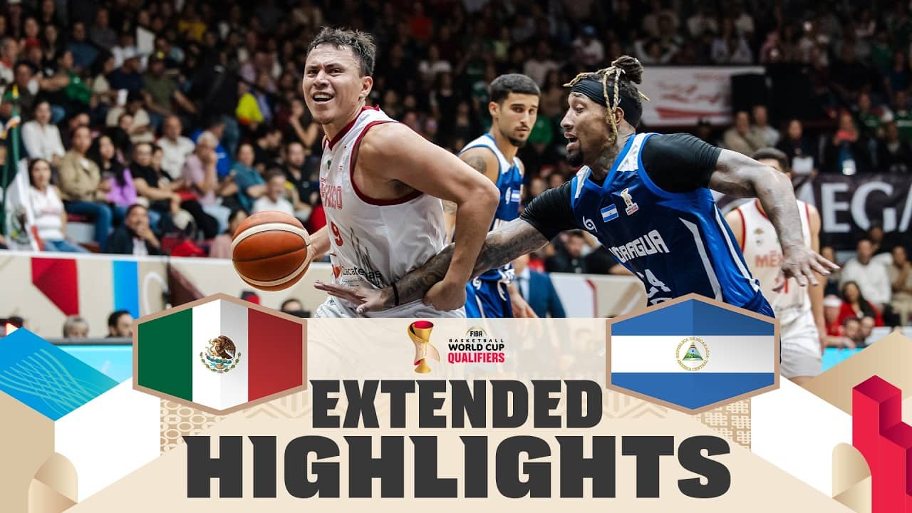 Mexico 🇲🇽 v Nicaragua 🇳🇮 | Extended Highlights | FIBA Basketball World Cup 2027 Americas Qualifiers