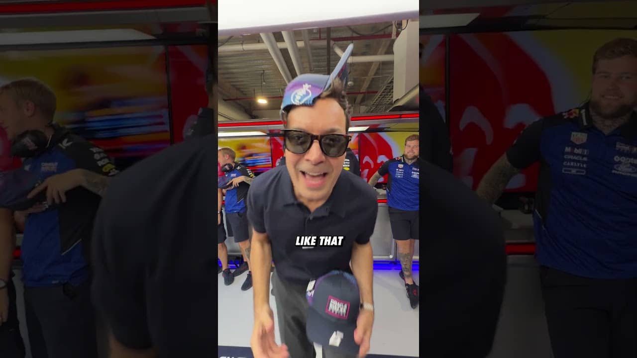 Now THAT’S how you hand out caps in Miami 🧢 #F1 #RedBullRacing