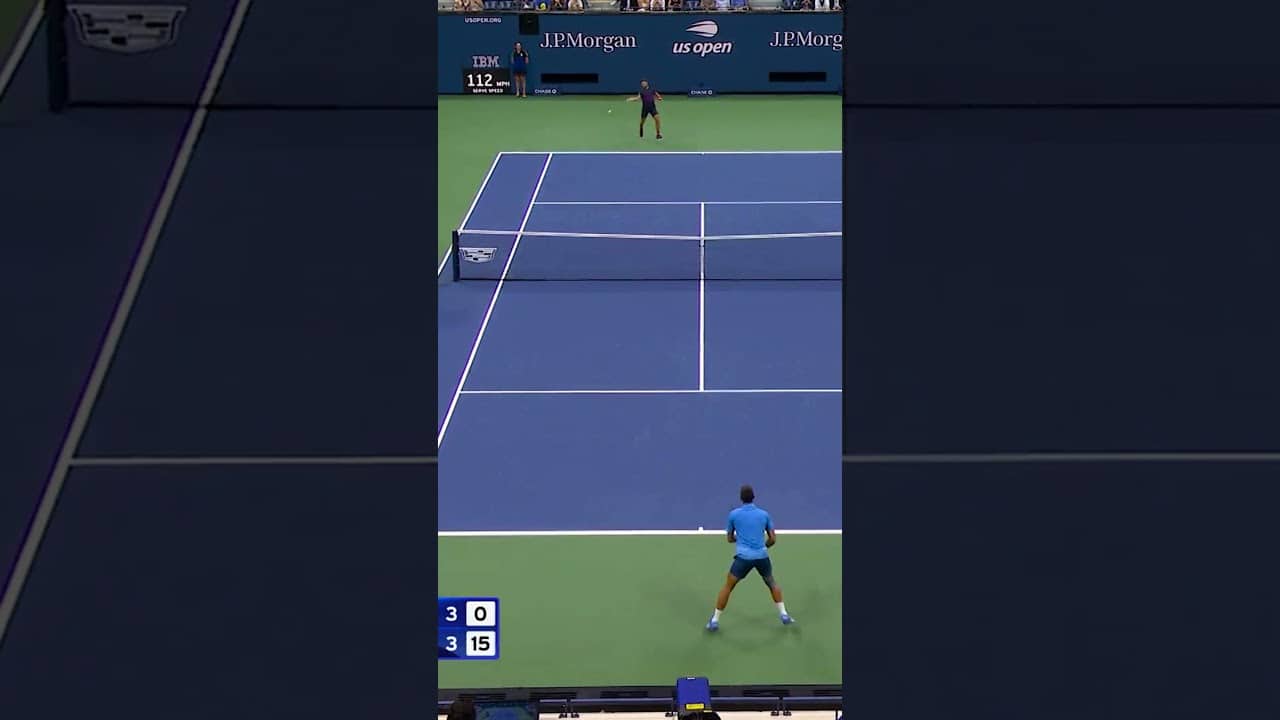 Djokovic's awareness on court is INSANE!
