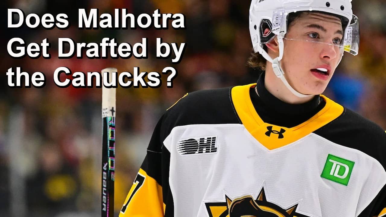 Caleb Malhotra's Strong Year Has Helped His Stock in the Draft