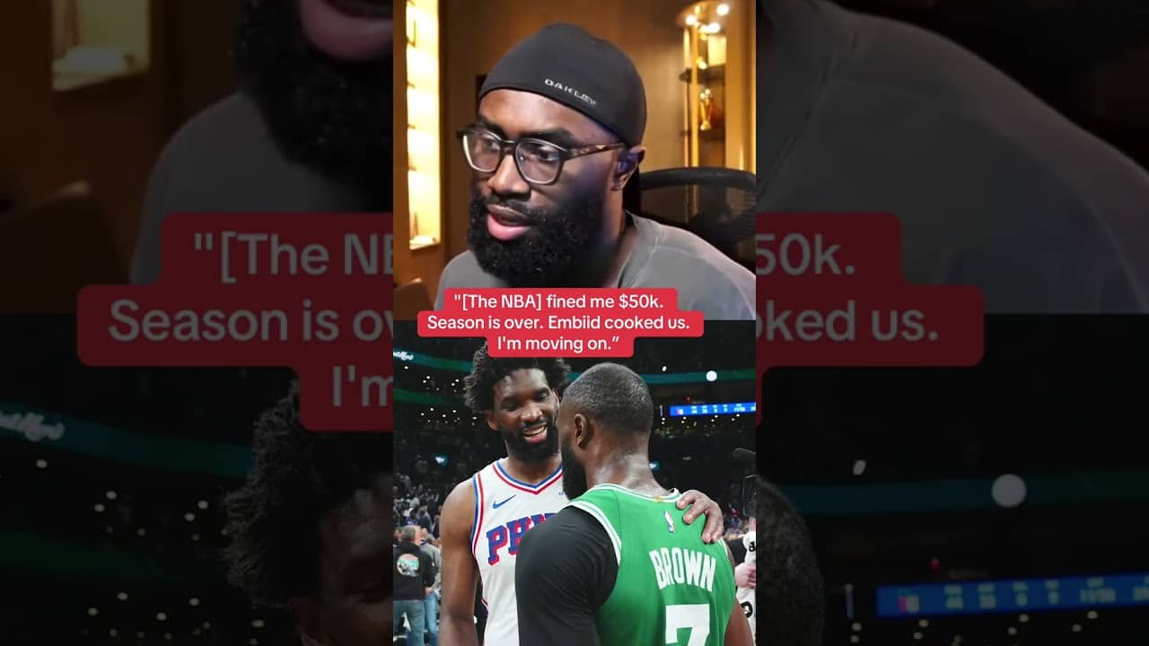 Jaylen Brown on his comments following Sixers-Celtics Game 7. (via @fchwpo/TT)