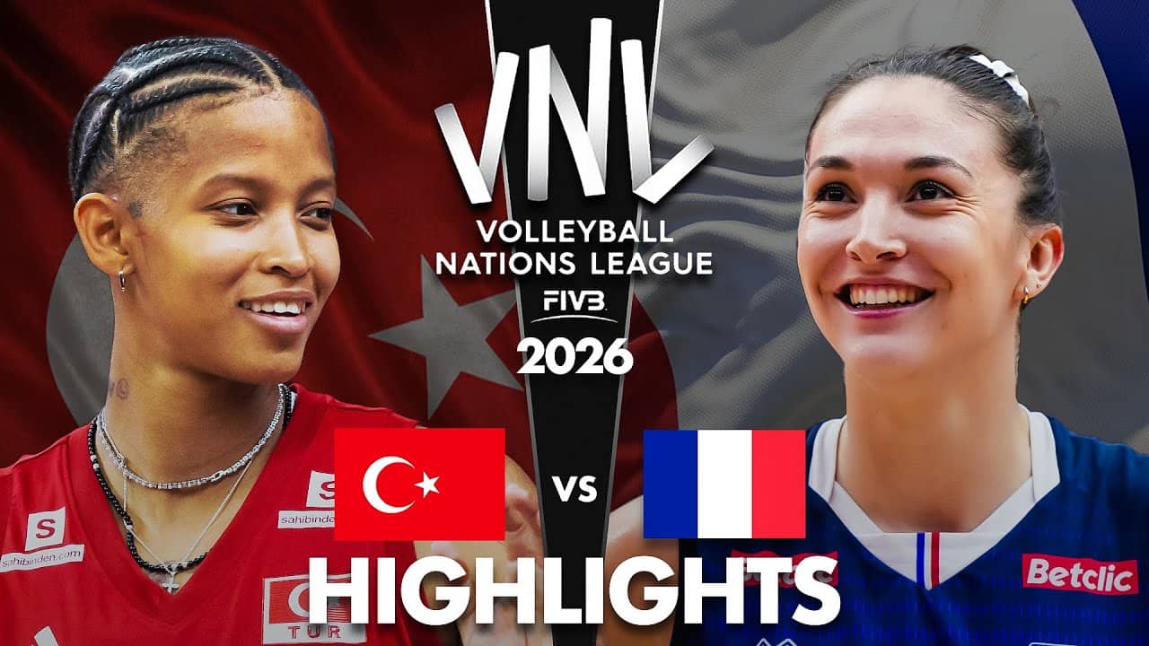 Türkiye 🇹🇷 vs France 🇫🇷 | Highlights | Women's VNL 2026