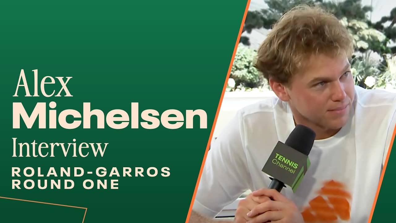 Alex Michelsen previews matchup with fellow American Basavareddy | 2026 Roland Garros