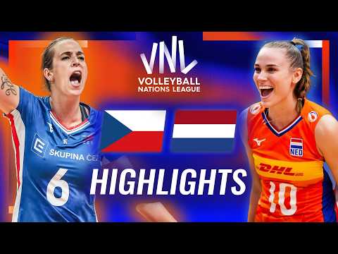 Czechia 🇨🇿 vs. Netherlands 🇳🇱 - Highlights | Week 3 | Women's VNL 2026