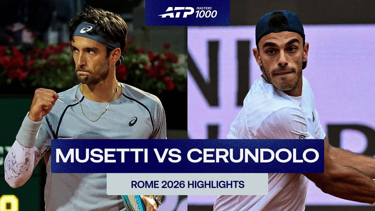 Lorenzo Musetti vs. Francisco Cerundolo | Rome 2026 Round 3