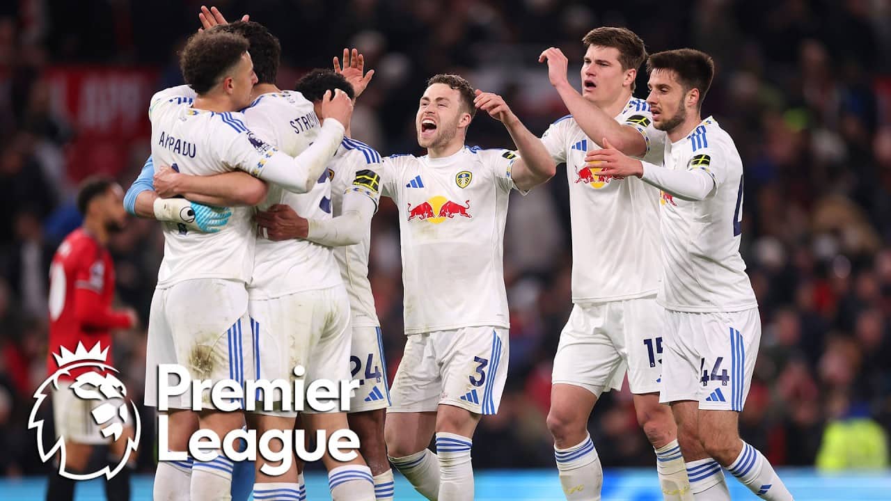 Leeds stun Man United to go six points clear of relegation zone | Premier League Update | NBC Sports