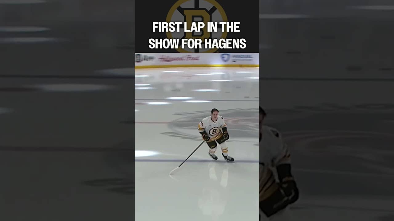 Hagens’ NHL Debut Moment 👏