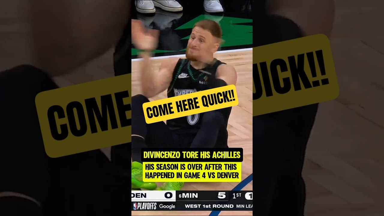 DiVincenzo he was done straight away 😞