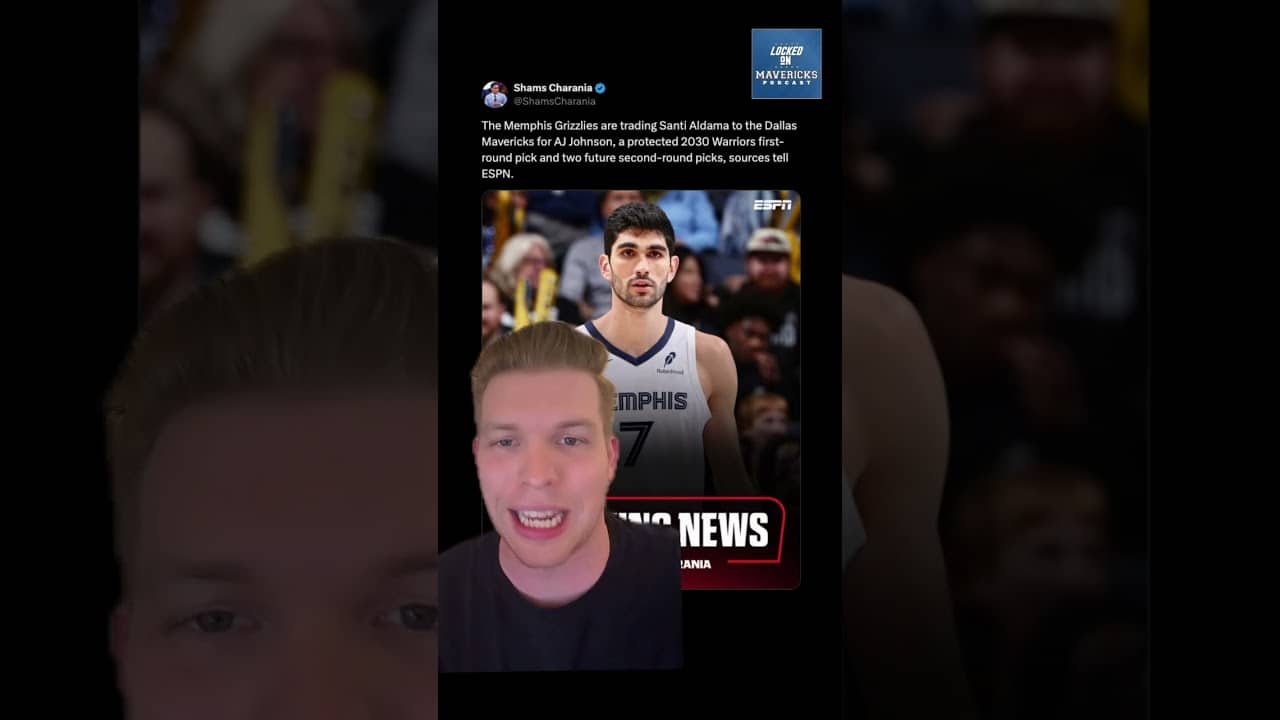 BREAKING: The Dallas Mavericks trade for Santi Aldama from the Memphis Grizzlies.#Mavs #Mavericks