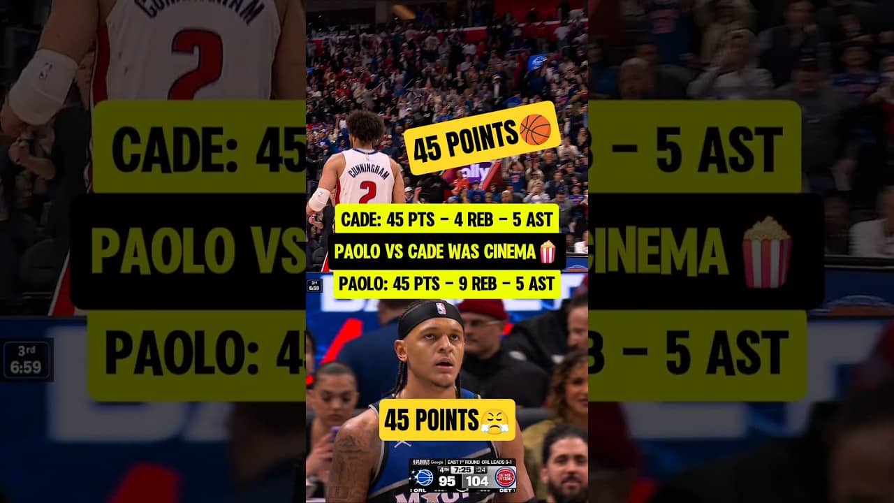 Cade and Paolo combined for 90 points😳
