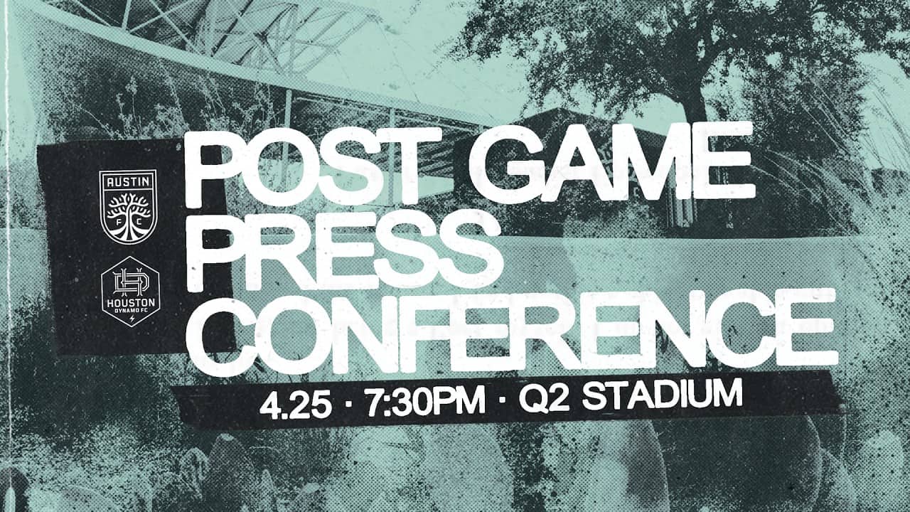 Austin FC Post-Match Press Conference | April 25, 2026