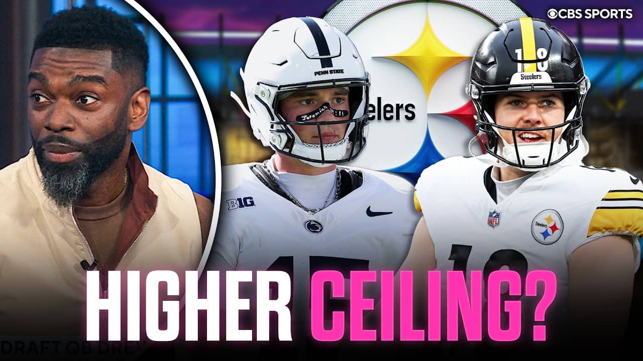 Which Steelers' QB has a higher ceiling in the NFL: Drew Allar or Will Howard? 🤔 | 2026 NFL Draft