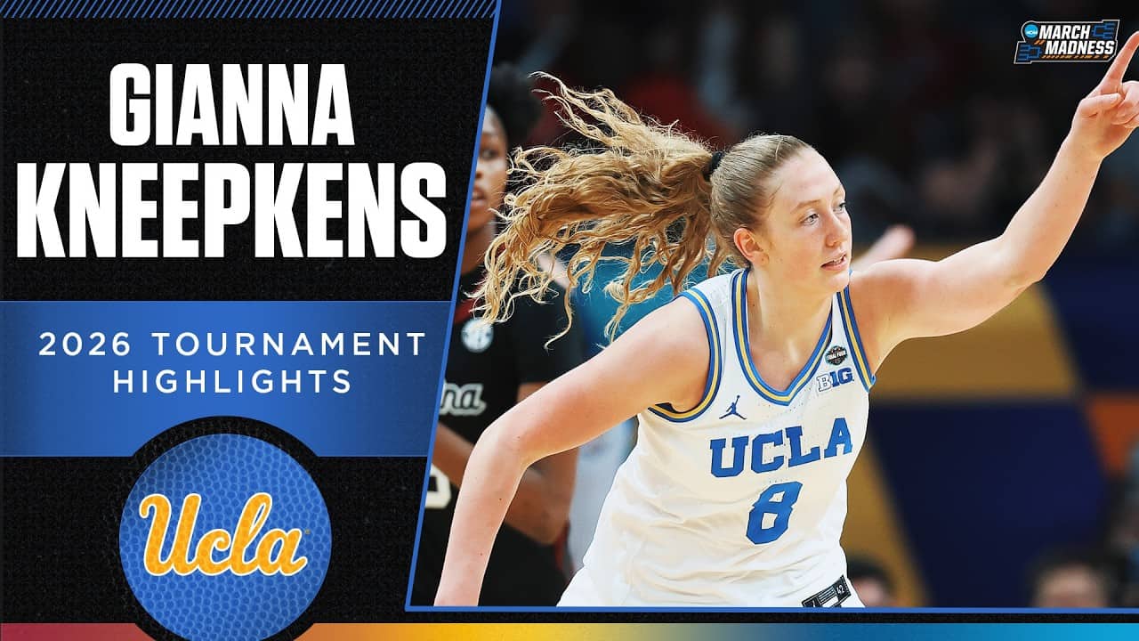 Gianna Kneepkens 2026 NCAA tournament highlights